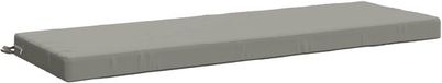 vidaXL - Bankkussen - SOEST - 100% Polyester - Grijs - 150 x 50 x 8 cm