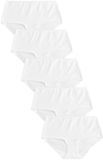 Next - Dames - Set van 5 midi-slips met hoog katoenpercentage - Wit