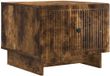 vidaXL Table basse Chêne fumé 49 x 50 x 40 cm Bois transformé