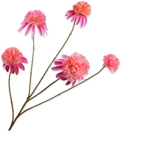 Buitengewoon Boet Kunstbloem Rudbeckia Roze - 90 cm