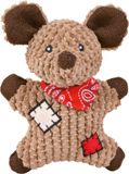 Trixie Muis met Applicatie Stof / Jute met Geluid 19 cm