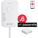 Kozii Lot de 6 boîtiers de pilotage connectés pour radiateur électrique – Passerelle connectée – WK6KZPAELEC