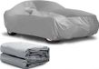 Bâche de voiture, imperméable, anti-poussière, protection contre la neige, protection solaire, garage complet, bâche, universel, polyester, argent