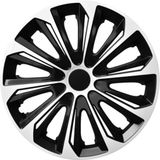 Strong NRM STERKE DUOCOLOR WITTE ZWARTE wieldoppen zwart en wit 16"
