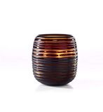 Onno SPHERE geurkaars, glas, bruin, XL