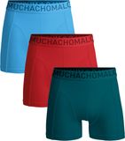 Muchachomalo Boxershorts voor jongens, effen microvezel jongensondergoed, multipack van 3 stuks, effen boxershorts met klassieke pasvorm voor sport, met elastische tailleband