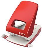 Leitz Stark NeXXt 51386025 Kantoorperforator, 40 vellen in blisterverpakking, rood