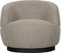BePureHome Woolly Draaifauteuil - Schapenvacht - Naturel - 71x84x88 cm