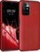 kwmobile hoesje geschikt voor Xiaomi Redmi 10 (2021 / 2022) - Hoesje voor smartphone - Back cover in metallic donkerrood