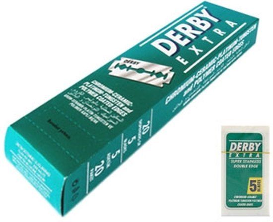 Derby 20 Double Edge Blades 4 pack - 8719324409247