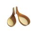 Mini lepels voor Appetisers 10,5X5X5 Cm natuurlijke bamboe - 100 eenheden