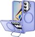 Selected by GSMpunt.nl Samsung Galaxy S26 Hoesje MagSafe Back Cover met Camera Stand Licht Paars