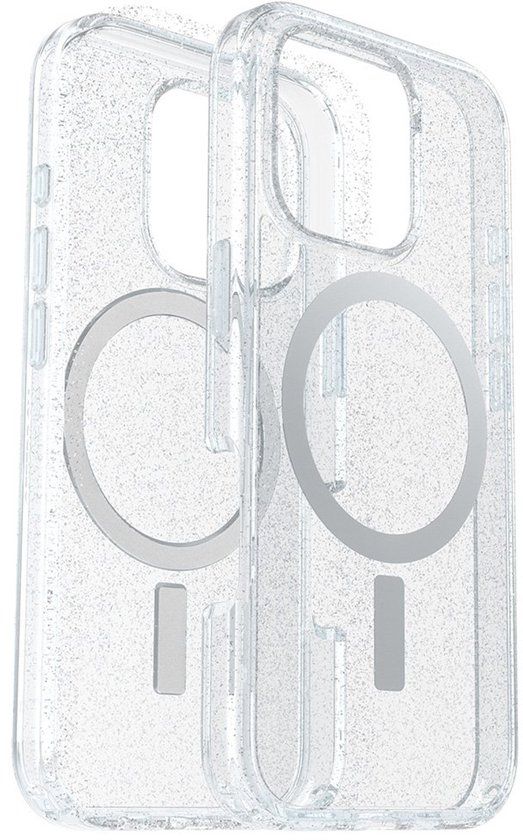 OtterBox Symmetry Clear MagSafe Hoesje voor iPhone 16 Pro - Stardust Clear