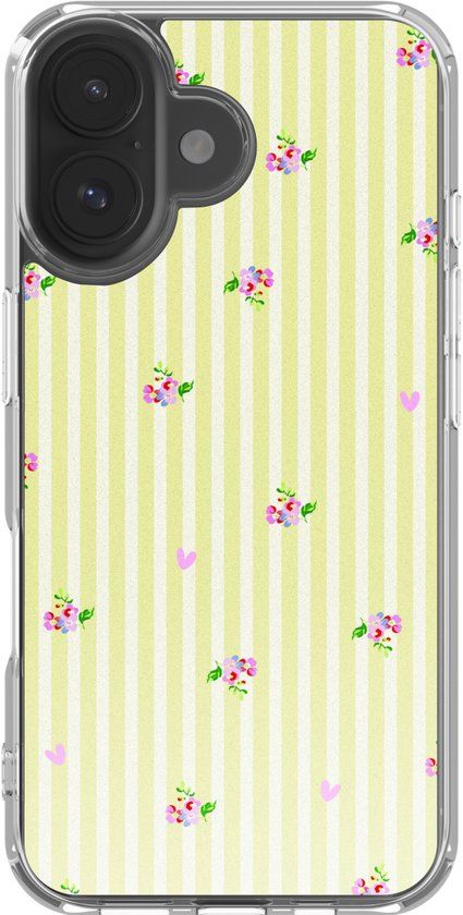 imoshion Hoesje - Geschikt voor Apple iPhone 17 - Design hoesje - Garden Stripes