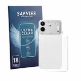 Savvies Screenprotector voor Nothing Phone (4b) (Achterkant) - 18 Stuks