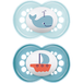 MAM Original Whale & Sailboat Design 18–36M+ Fopspeen – 2 stuks