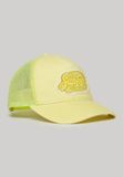 Superdry Fluro Mesh Trucker Pet Geel