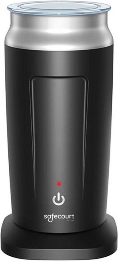 Safecourt Kitchen Elektrische Melkopschuimer - 4-in-1 - Zwart - 500W - PFAS-vrij