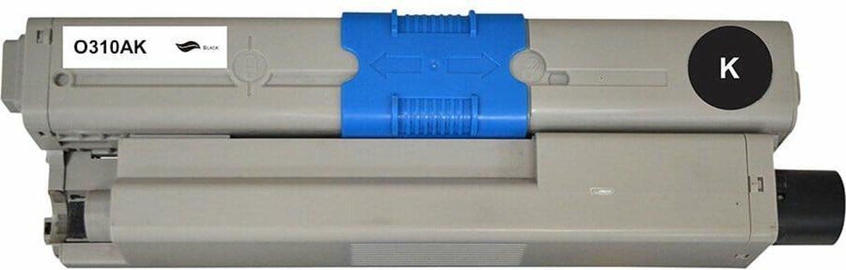 Toners-kopen.nl Alternatieve toner cartridge zwart voor Oki C310dn/C330dn/C510dn/C511dn/C530dn/C531dn/MC351/MC352dn/MC362dn/MC561/MC562/MC562dn/MC562dnw/MC562W - 3500 pagina's