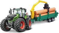 Bburago FENDT tractor + frictietrailer