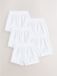 Next - Jongens - Set van 5 boxershorts van 100% katoen met ruimvallende pasvorm - Wit