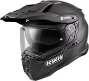 FC-Moto XP-22S Endurohelm - Mat Zwart, L (59/60)