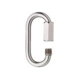 Dulimex rapid schakel Quick-links 3,5mm RVS