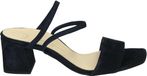 Paul Green - 6183 - Dames slippers - Blauw - Suède - Rubber - Maat 39