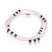 Memphis kralen ketting Schelp Wit Bruin - 45cm