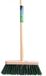 MM Eurotool Balai FSC 29 centimètre fibre synthétique vert avec manche 120 centimètre