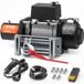VEVOR Elektrische Lier, 18.000 lbs, 12V DC lier voor vrachtwagens, met stalen kabel van 7/16 inch x 85 voet, draadloze en bedrade afstandsbediening, IP55 waterdicht, geschikt voor het slepen