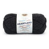 Lion Brand Yarn Heartland garen voor haken, breien en weven, veelkleurig garen, 1-pack, zwarte canyon