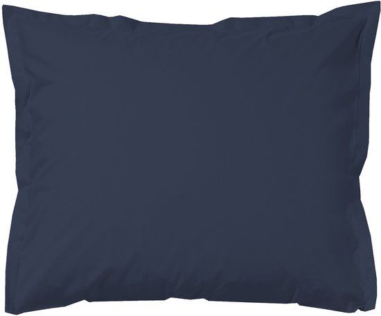 Cinderella Kussensloop - Set van 2 - Katoensatijn - Blauw - 60x70 cm