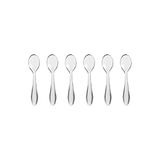 Guzzini Gocce, Art&Cafe Teaspoons, Set of 6, Clear