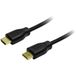 Logilink CH0038 - HDMI High Speed met Ethernet (V1.4) kabel, 2X 19-pin mannelijk (goud), zwart, 3m
