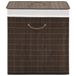 VidaXL Wasmand Rectangulaire Bamboe Brun