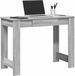 Maison Exclusive - Bureau gris Sonoma 100x45x75 cm Matériau dérivé du bois