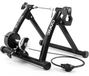 Vélo d'appartement pliable - Rouleau d'entraînement en acier - 6 niveaux de résistance - 26 à 29 pouces - Noir
