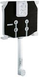 Grohe SCACAS0110CA WC-spoelbak, wit/zwart, dikte 80 mm