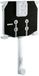 Grohe SCACAS0110CA WC-spoelbak, wit/zwart, dikte 80 mm