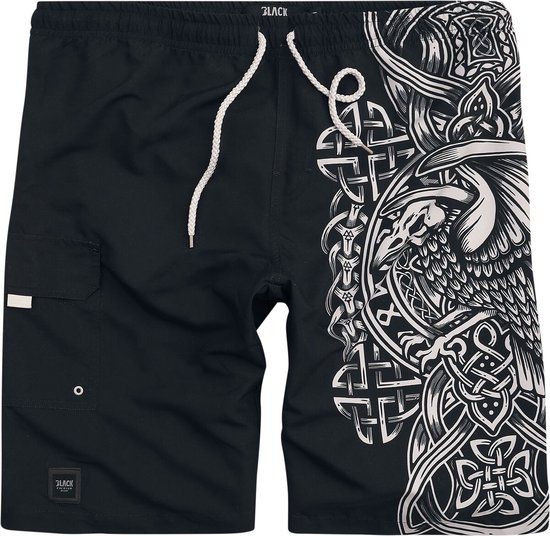 Black Premium by EMP Zwarte Zwemshort Heren L