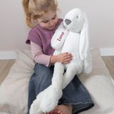 Tuttle Lapin en peluche brodé Grand - Richie - Beige