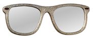 PINTDECOR Ray Ban spiegel, MDF, zilver, 150 x 50 x 3 cm