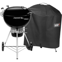 Weber Master-Touch Premium E-5770 Zwart + Weber Premium Hoes 57 centimeter