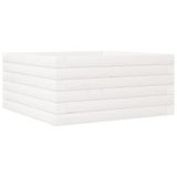 VidaXL Plantenbak 50x50x23 cm Massief Grenenhout Wit