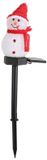 Lampe de jardin solaire bonhomme de neige, LED, étanche, pour extérieur