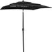 vidaXL Parasol 2x2 m zwart
