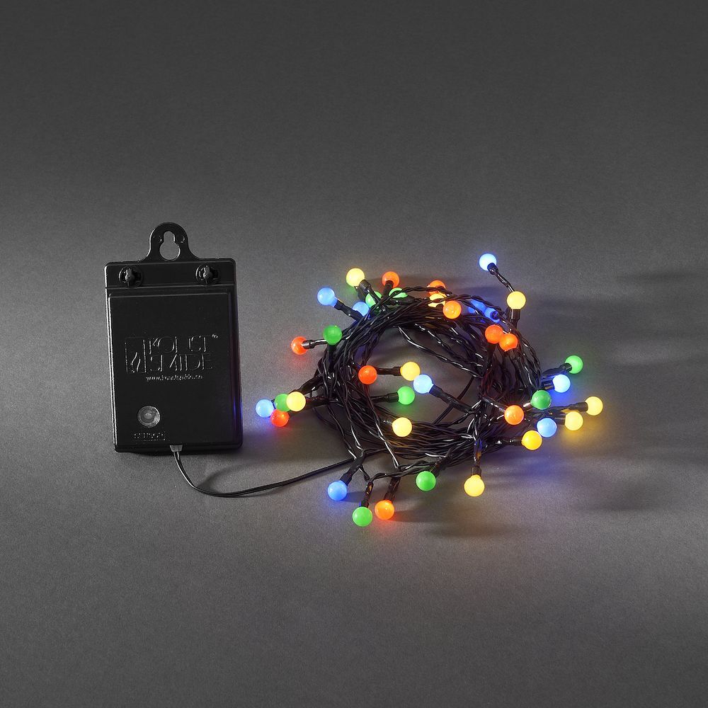 Konstsmide 3740-500 LED Snoer Cherry - Multicolor - Zwart - Kunststof