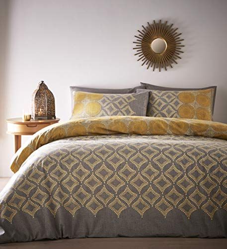 Unbekannt Portfolio Joel Bedding Set - Super King - Ochre