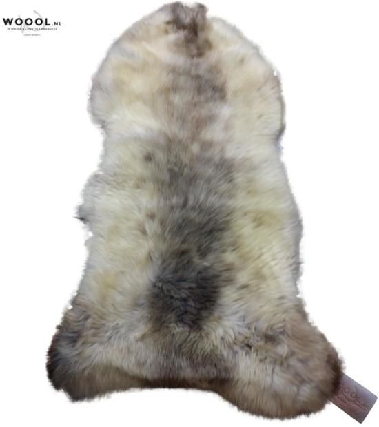 WOOOL Schapenvacht Multi-Color XL (120cm) - Melange Vloerkleed (nr.689) - Beige